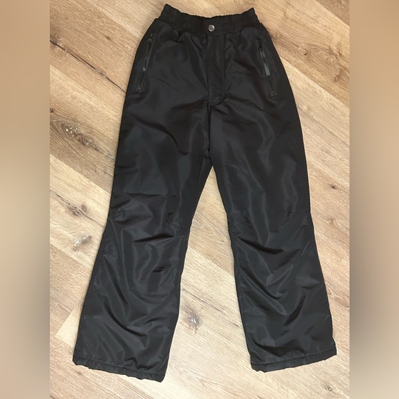 Iceburg Outerwear Black Snow Pants Snowboard Ski Size Youth L 10-12 - Picture 2 of 6